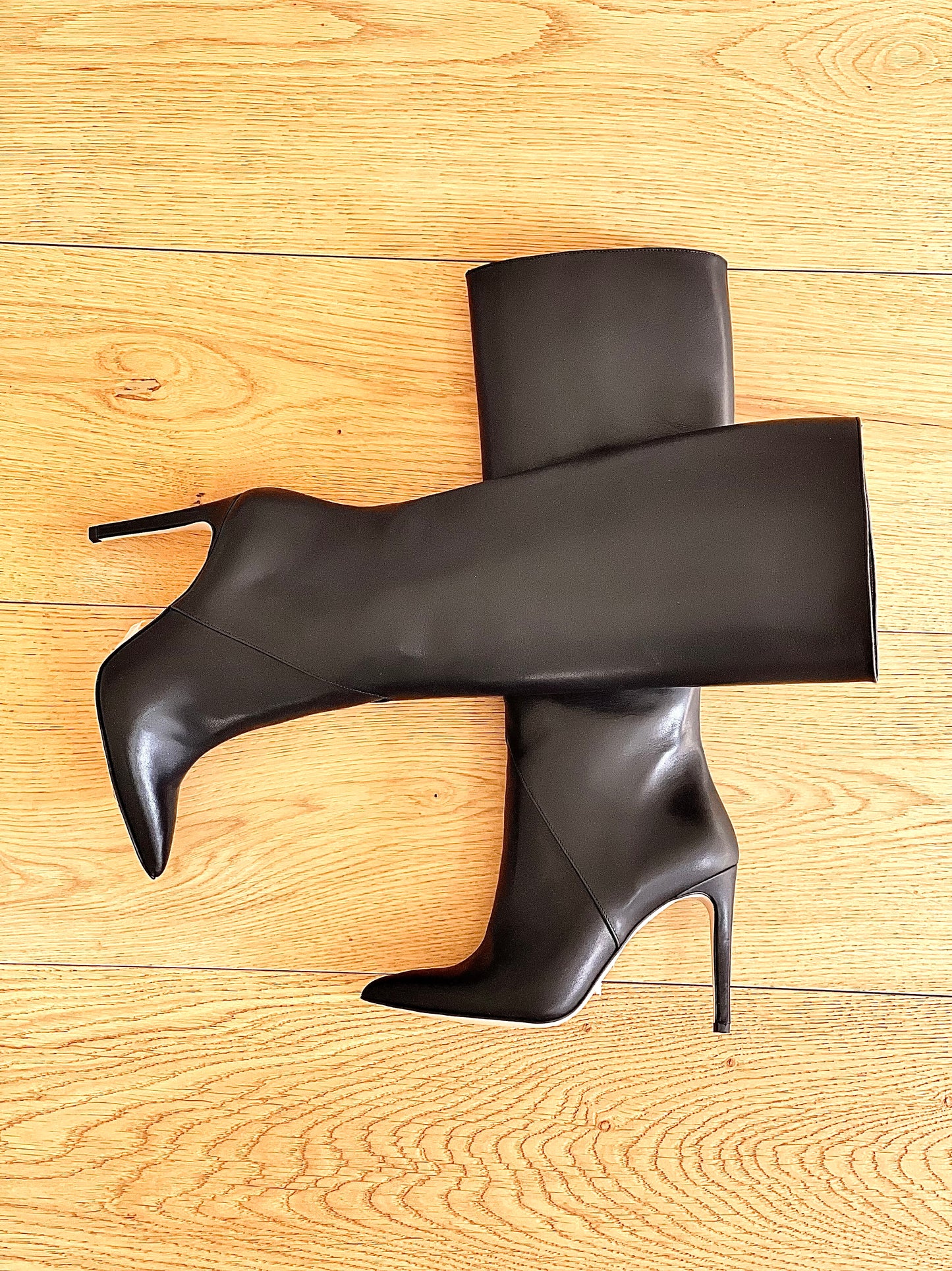 NAJWA LEATHER BLACK