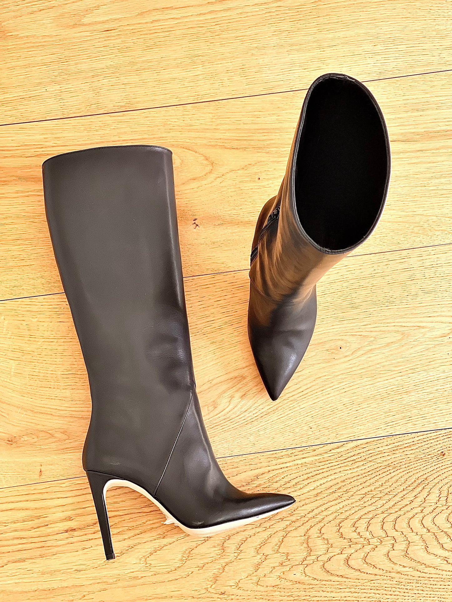 NAJWA LEATHER BLACK