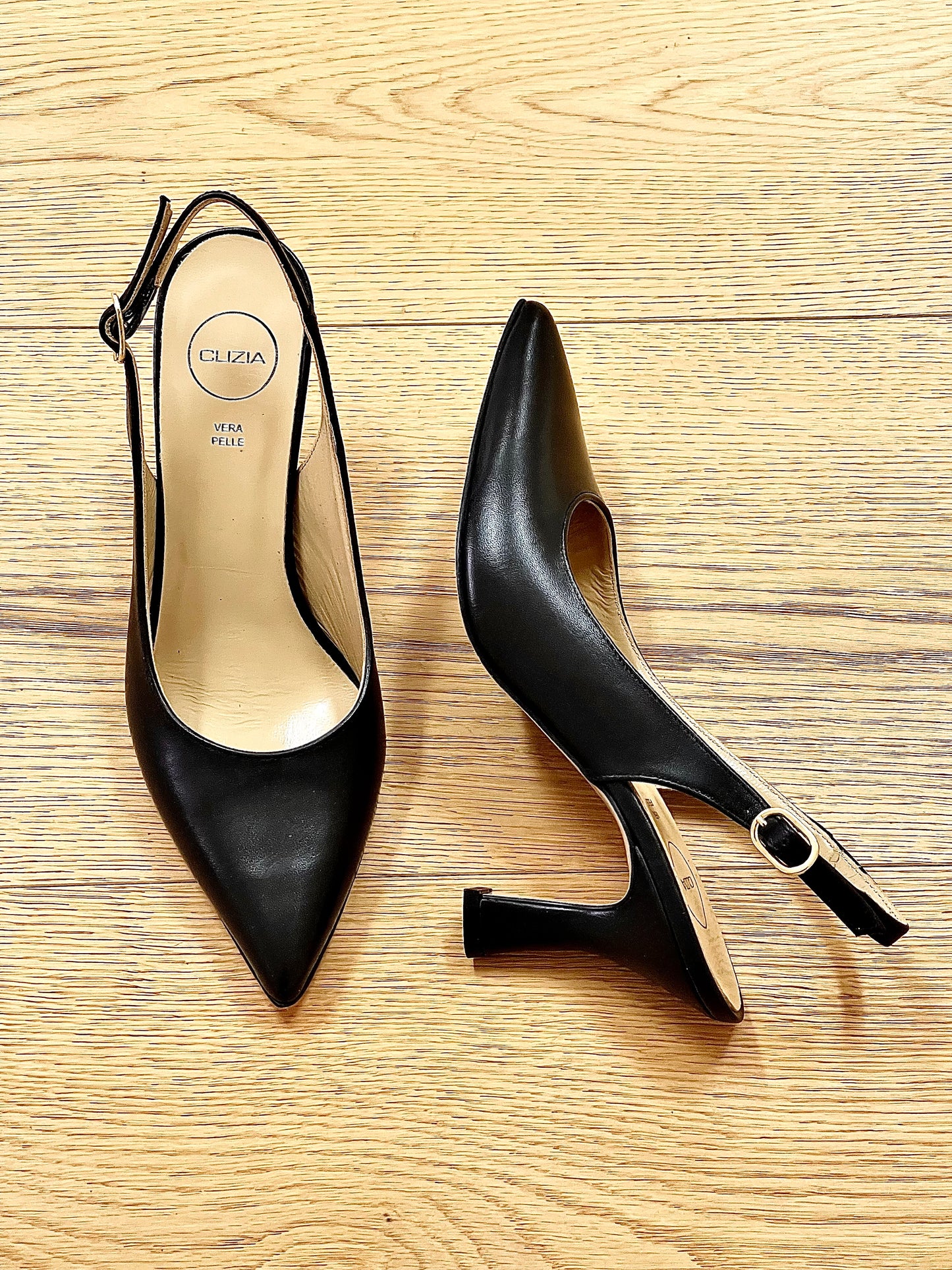 DONIA LEATHER BLACK
