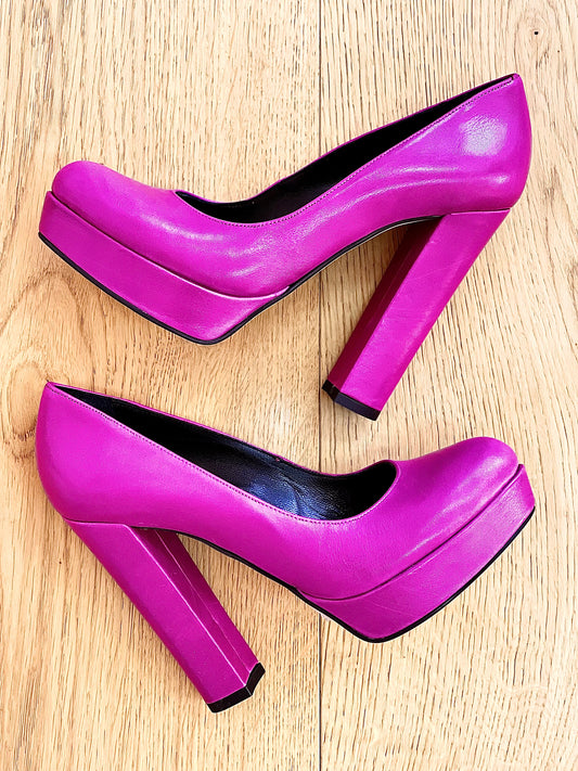 CANCUN LEATHER FUCHSIA