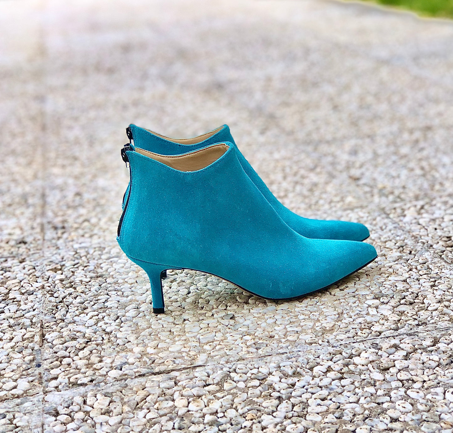 GHITA TURQUOISE SUEDE