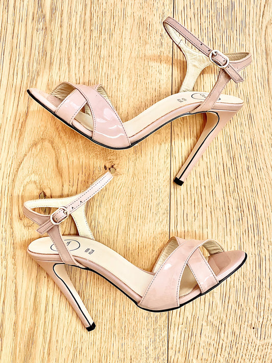 LAYLA NUDE PATENT LEATHER
