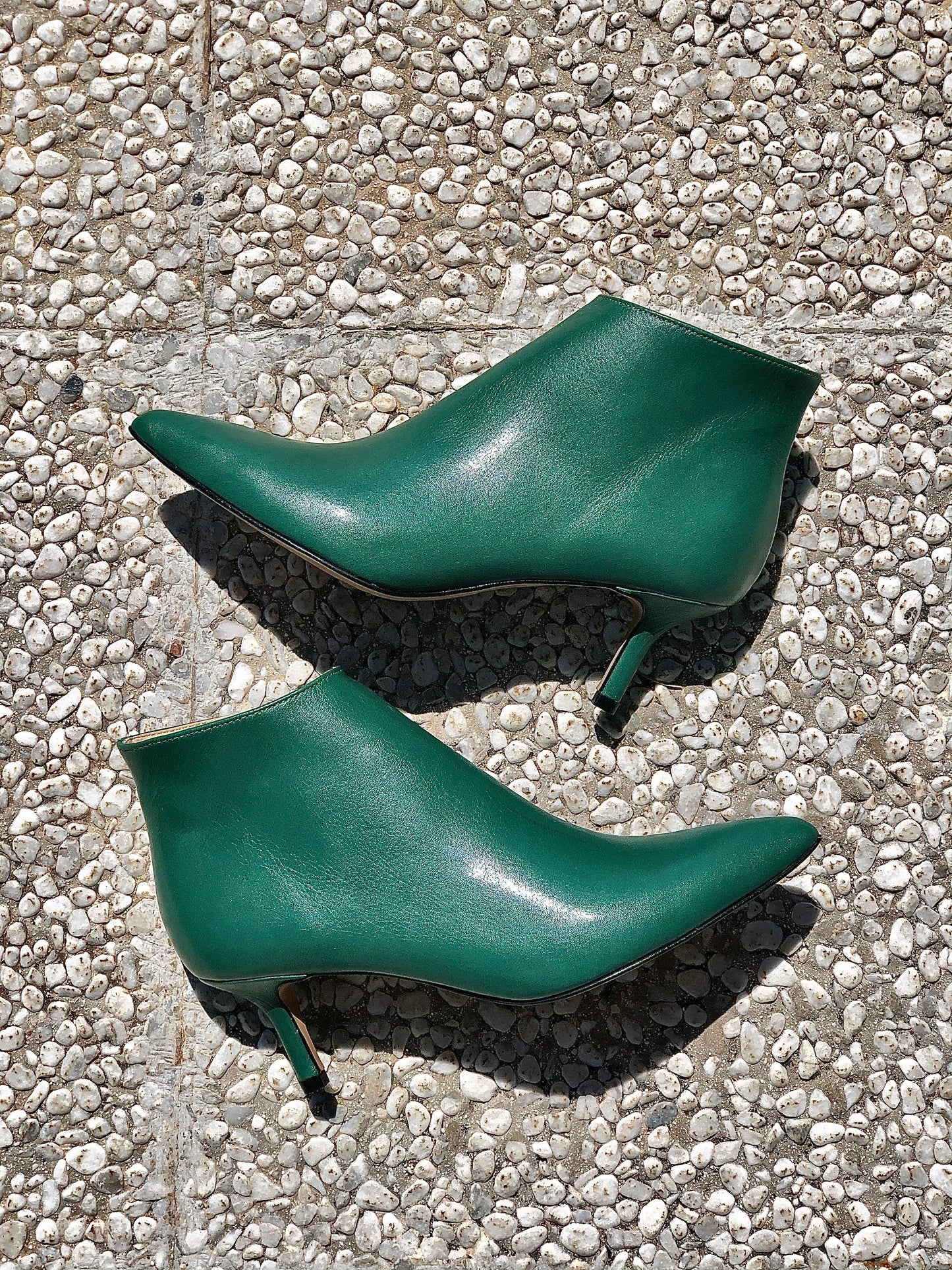 TITTY GREEN LEATHER
