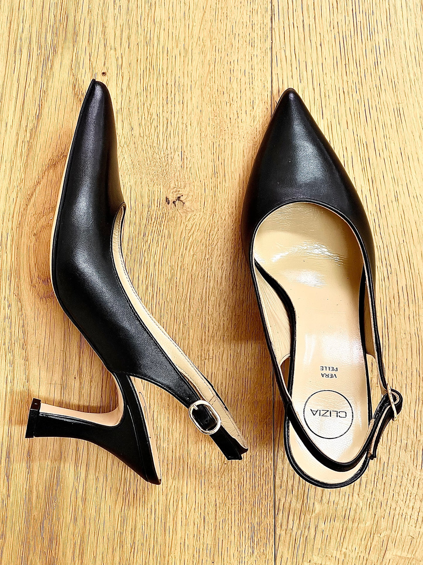DONIA LEATHER BLACK