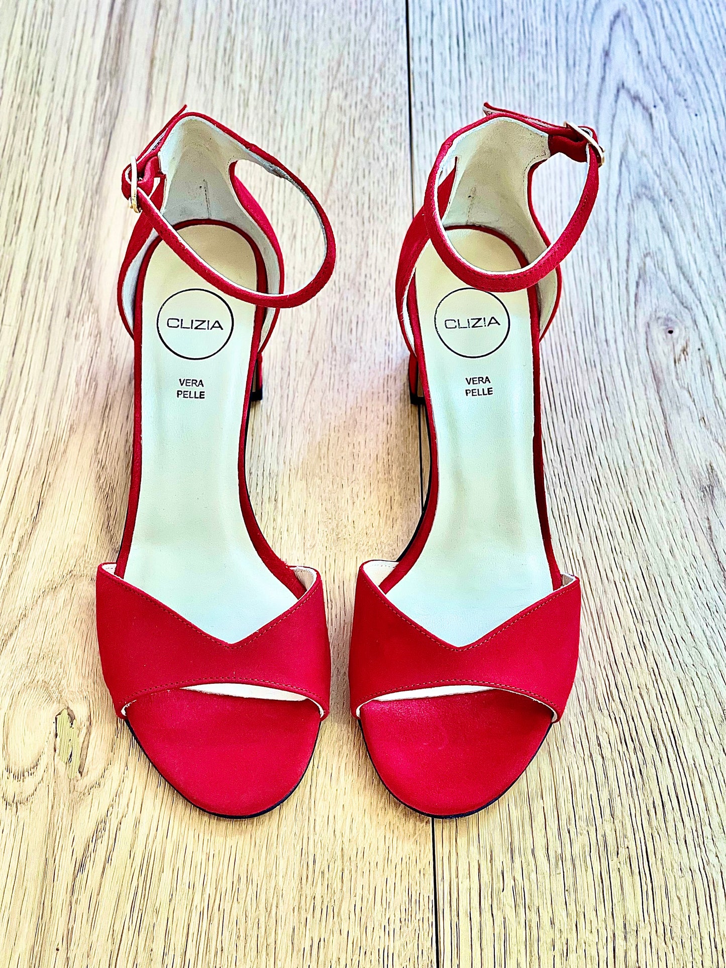 SCARLETT RED SUEDE