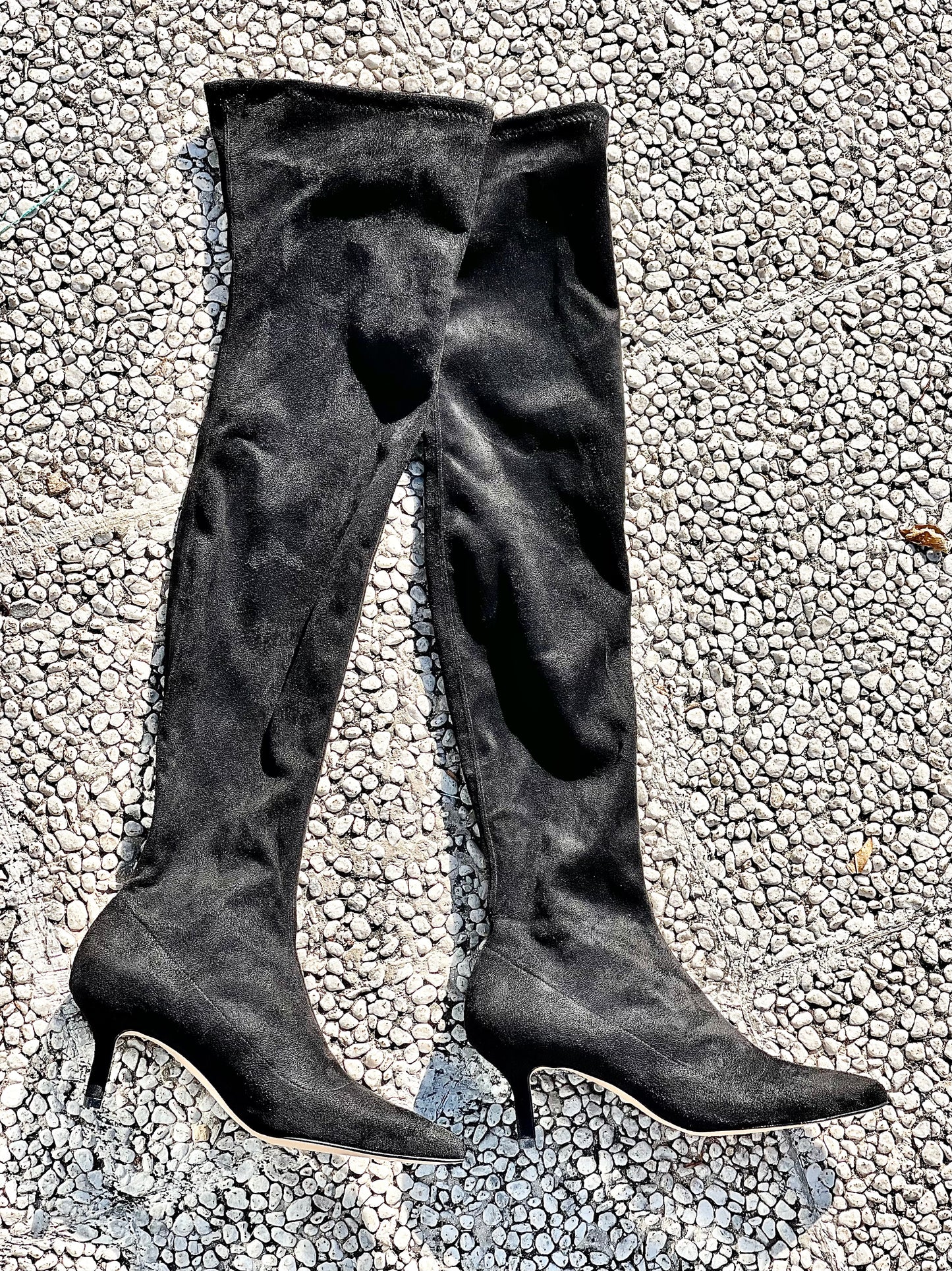 JAMAL BLACK SUEDE
