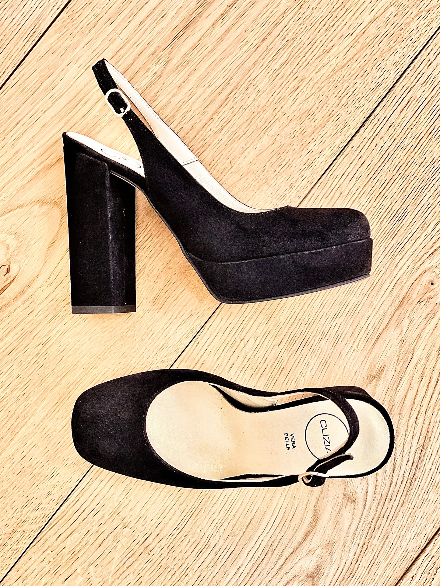 SHARON BLACK SUEDE