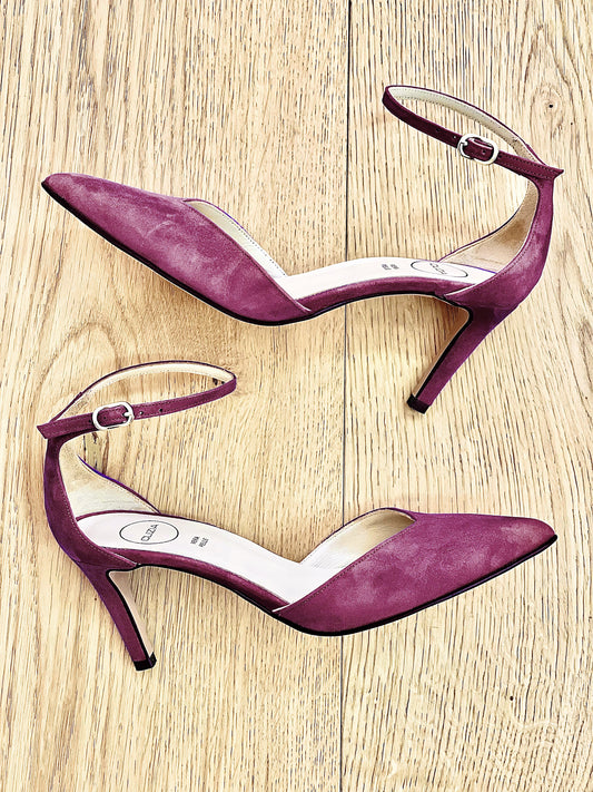 ADA BURGUNDY SUEDE