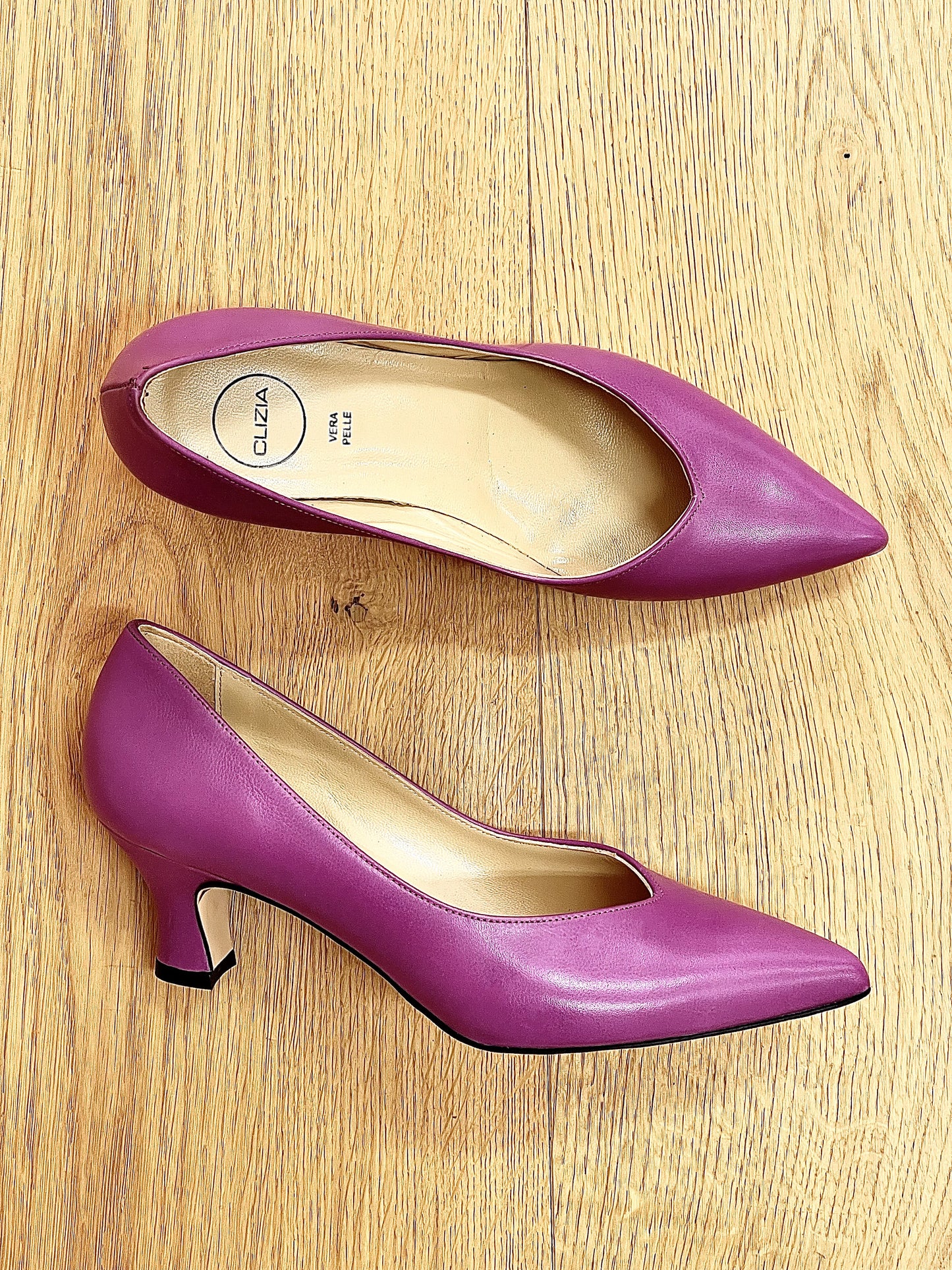 JENNA FUCHSIA LEATHER
