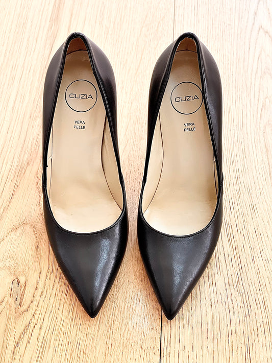 YAKINA LEATHER BLACK