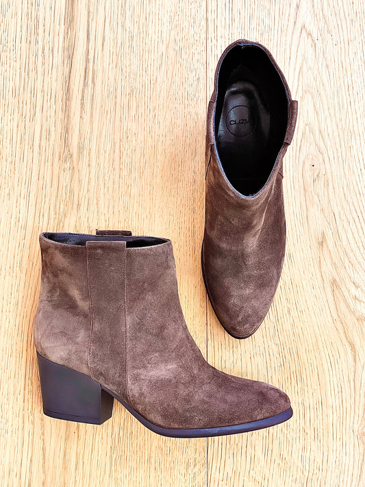 BROWN SUEDE TESSA
