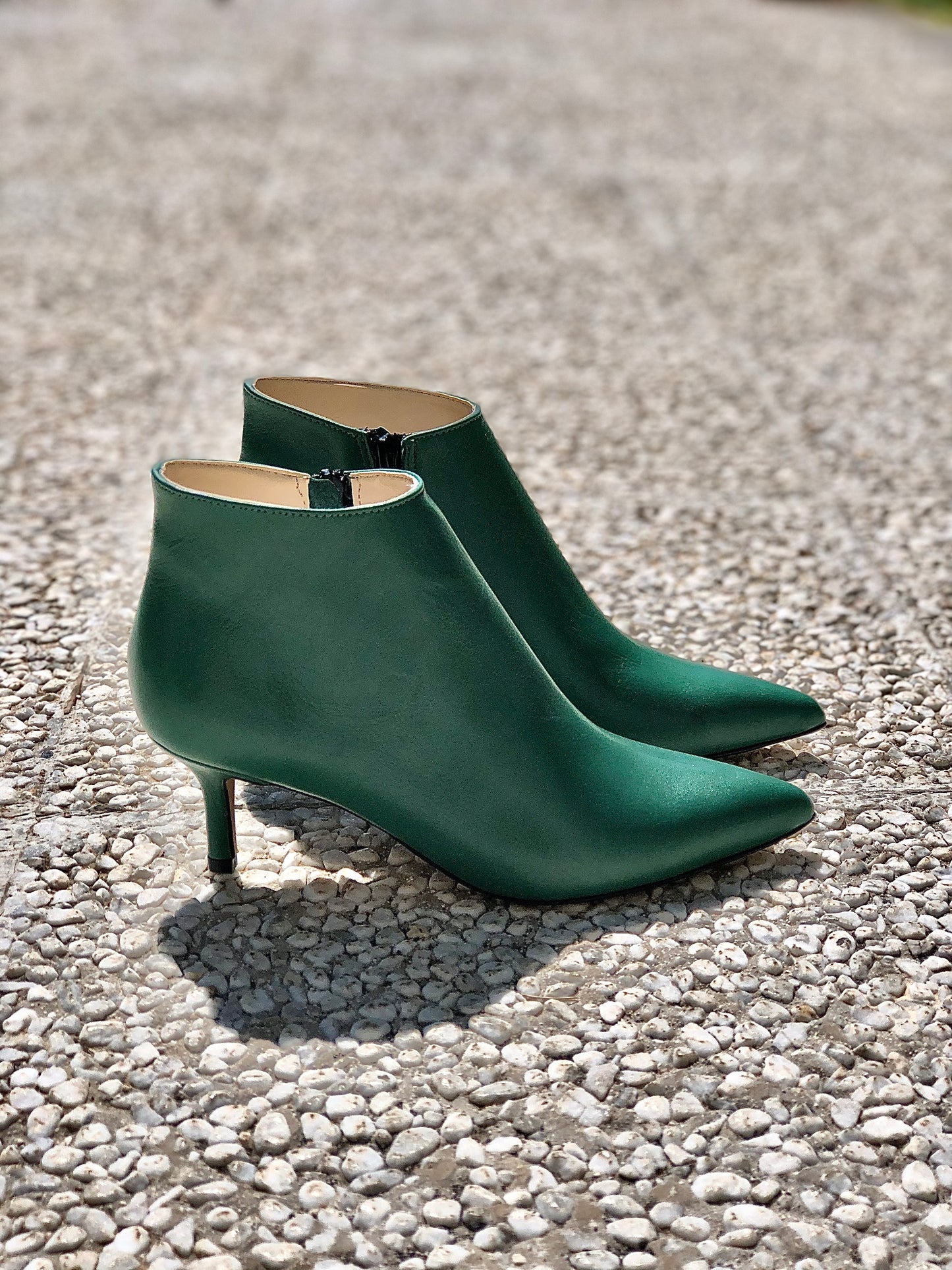 TITTY GREEN LEATHER