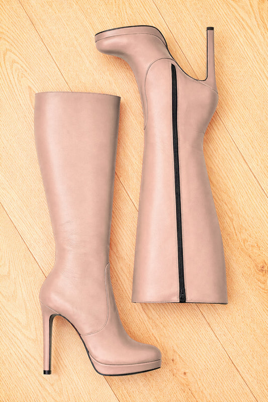 Praga piel gris pardo