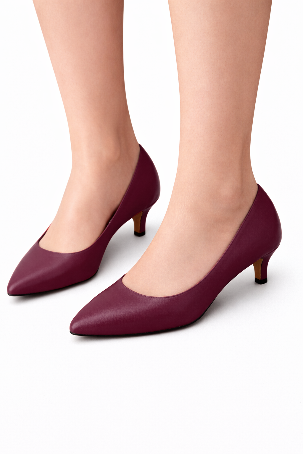 ANSEL DE PIEL BURDEOS