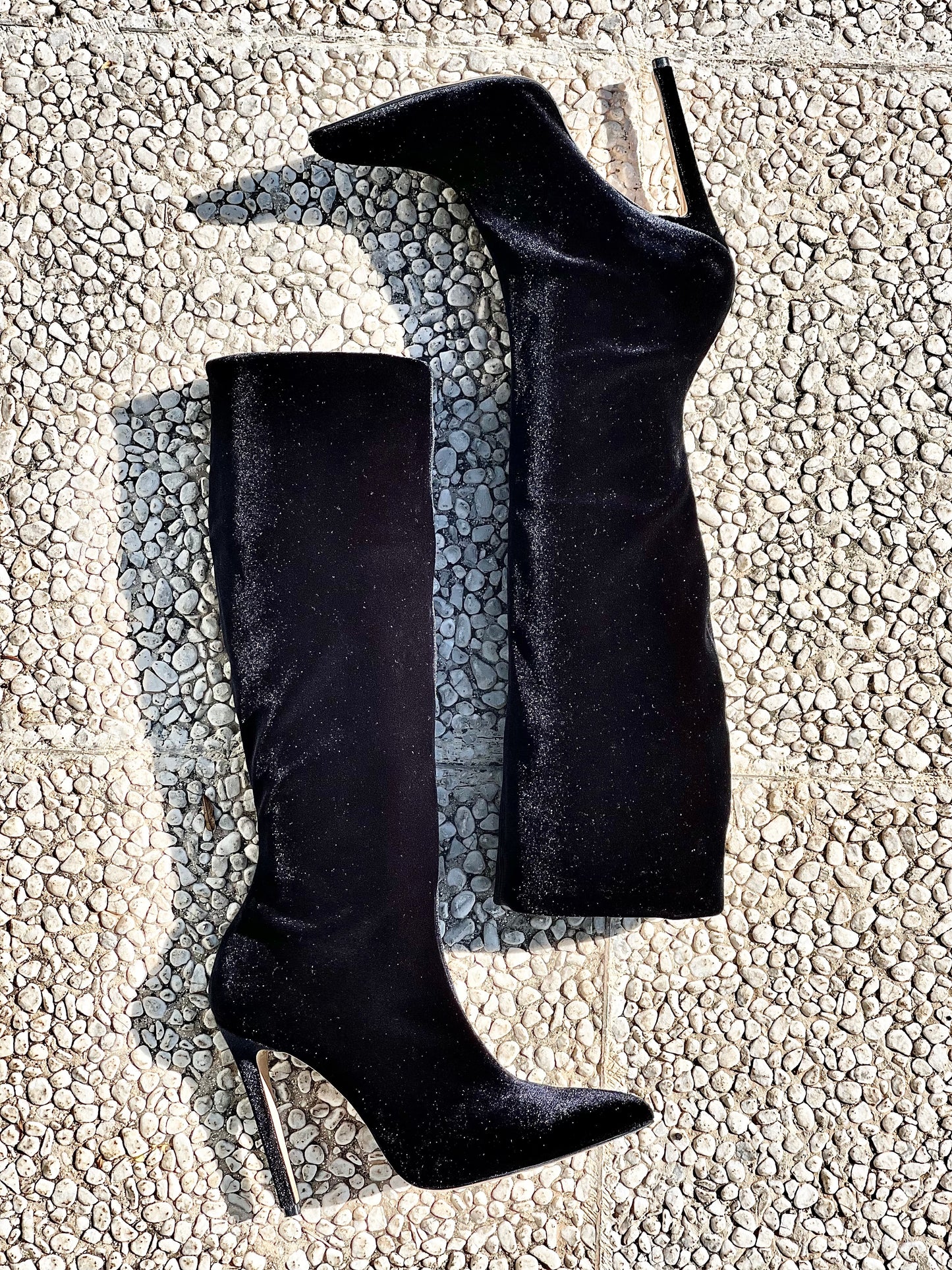 ÉSTER DE TERCIOPELO NEGRO