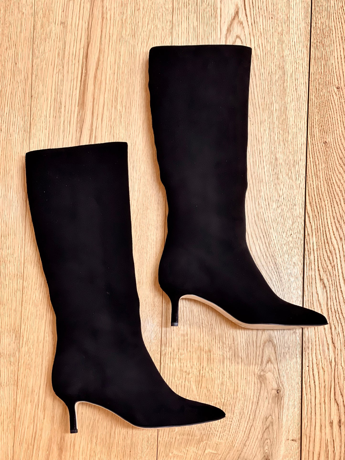 MELISSA BLACK SUEDE