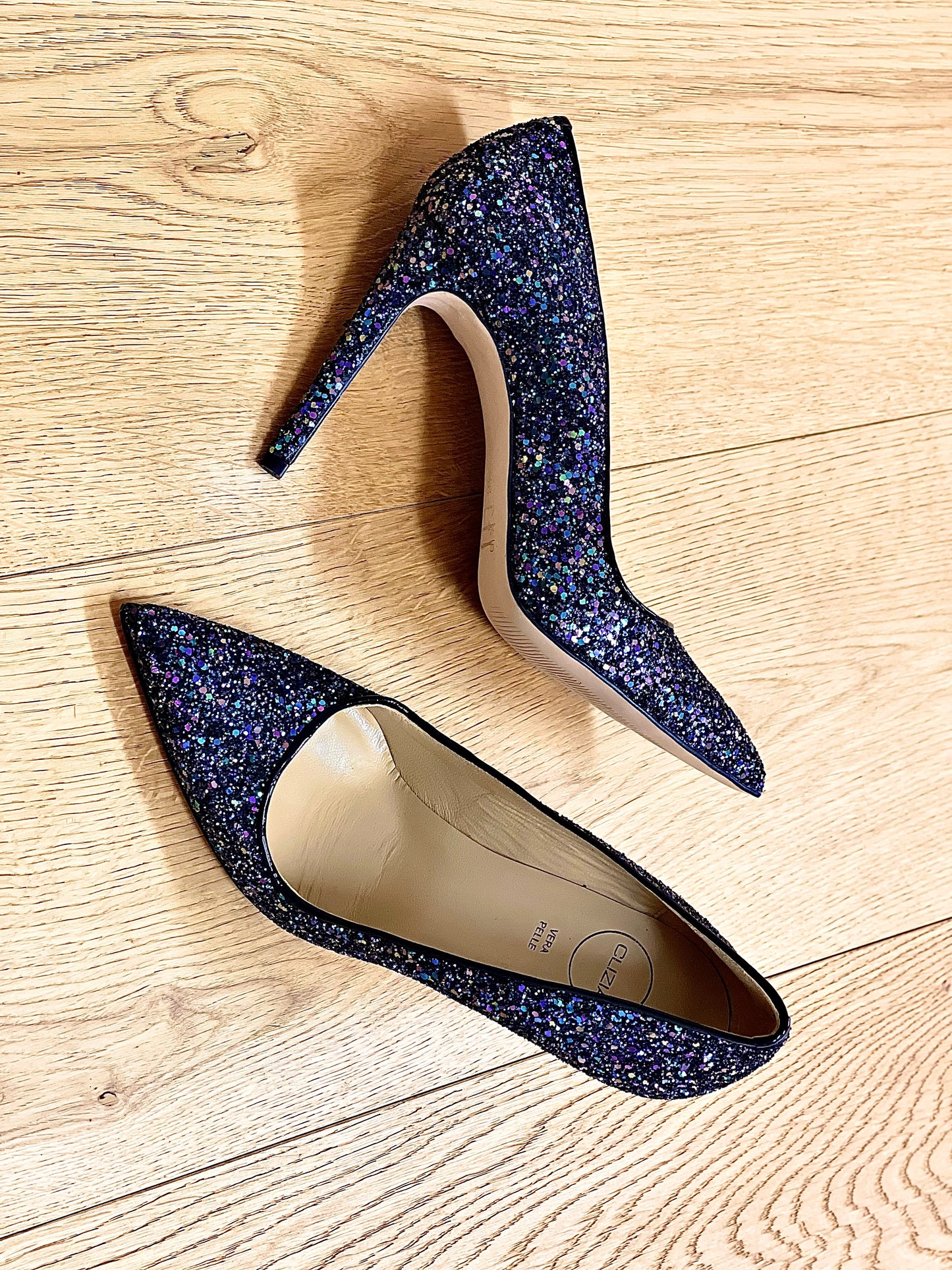 ZOE GLITTER SININEN