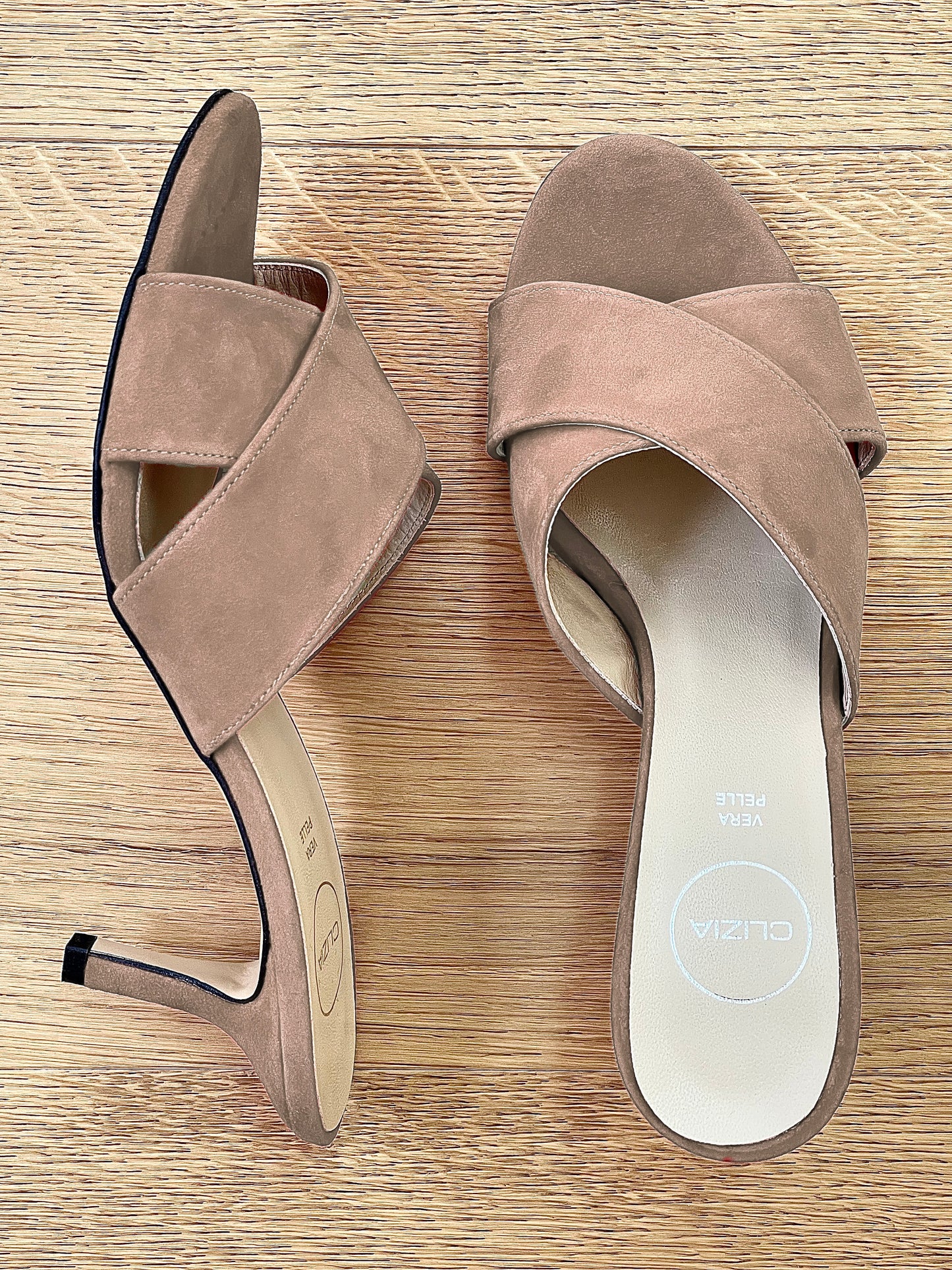 ZURI EN DAIM GRIS TOURTERELLE