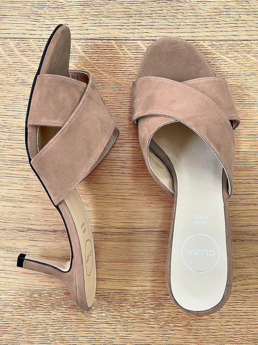 ZURI EN DAIM GRIS TOURTERELLE