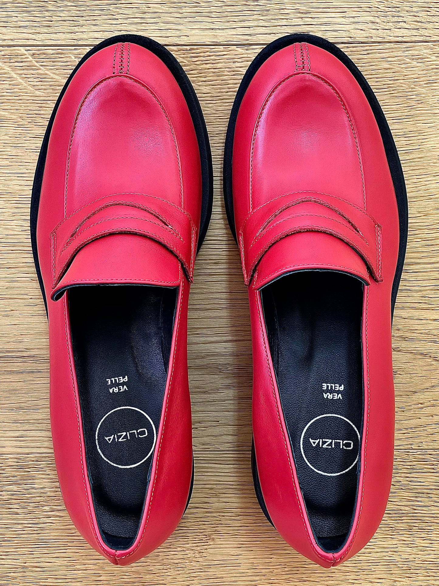NELLY CUIR ROUGE