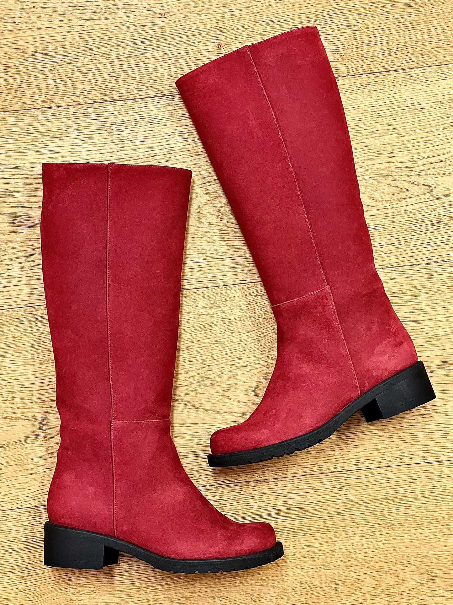 ZEUS NUBUCK ROUGE