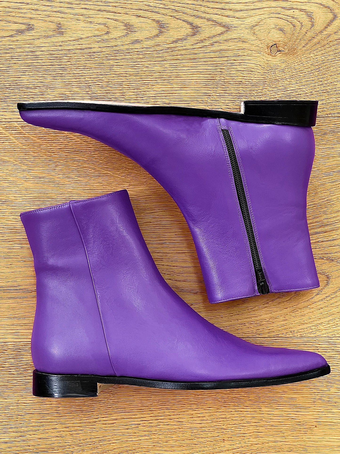 ANDERS CUIR VIOLET