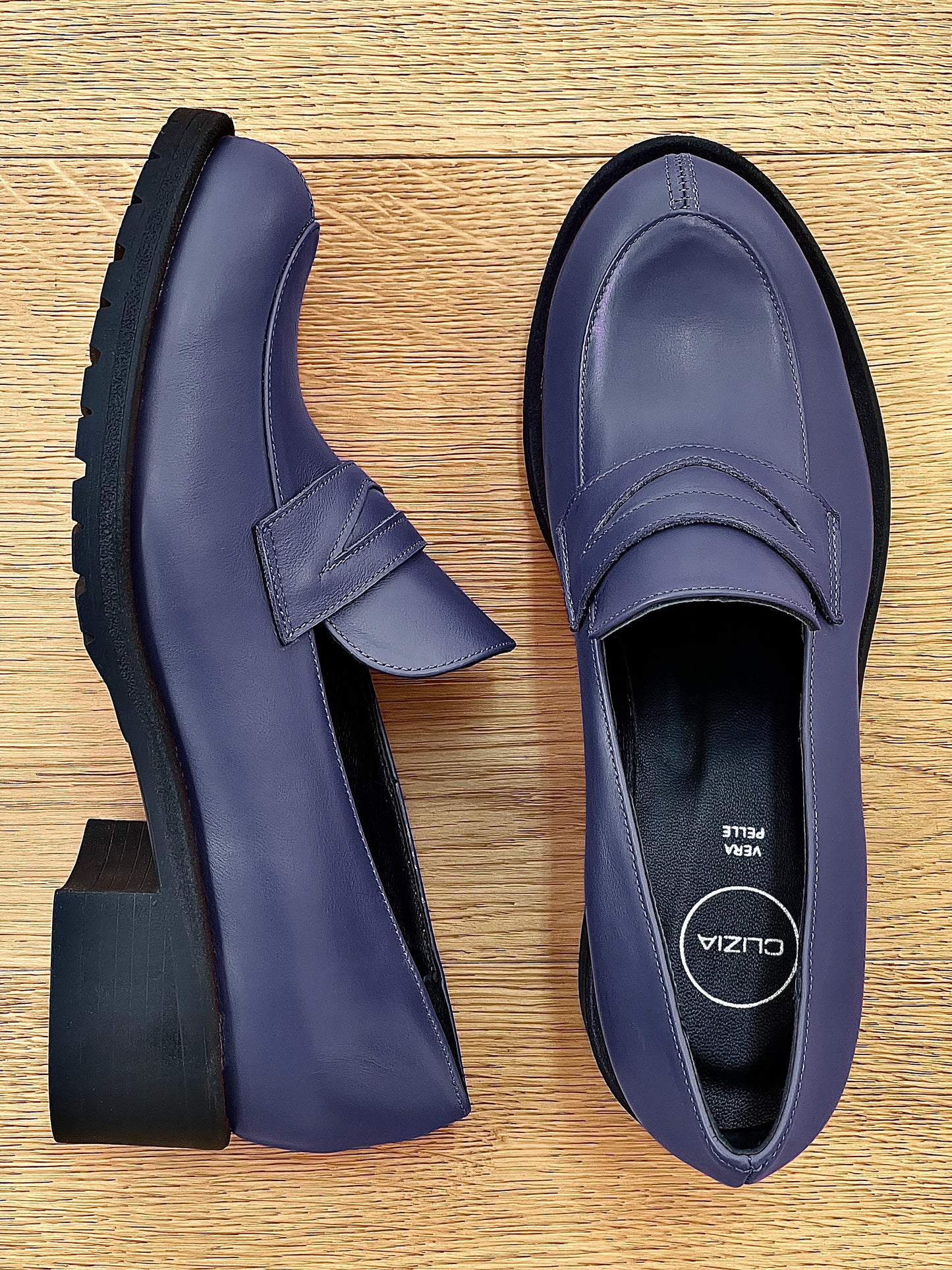 NELLY CUIR BLEU