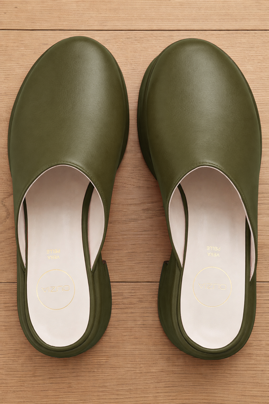 SAC EN CUIR KAKI