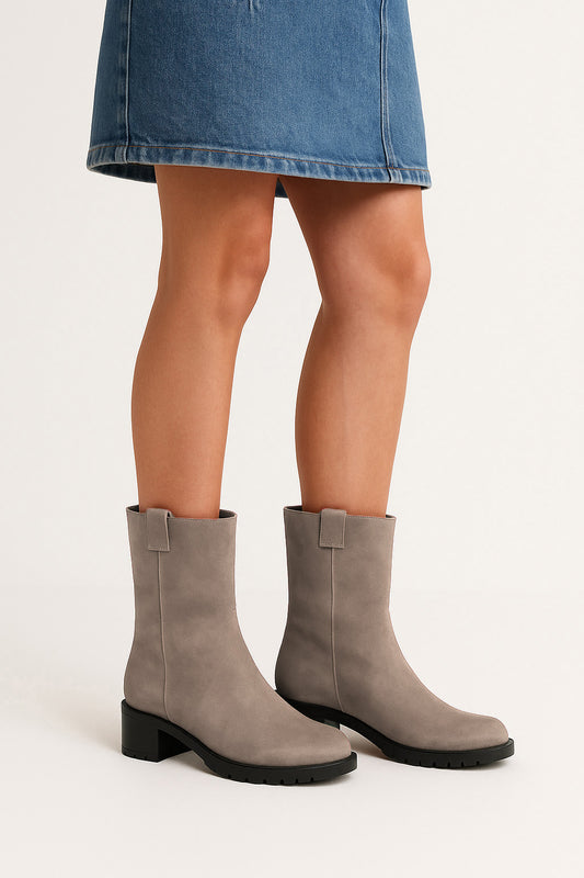 ATLAS NUBUCK GRIS TOURTERELLE