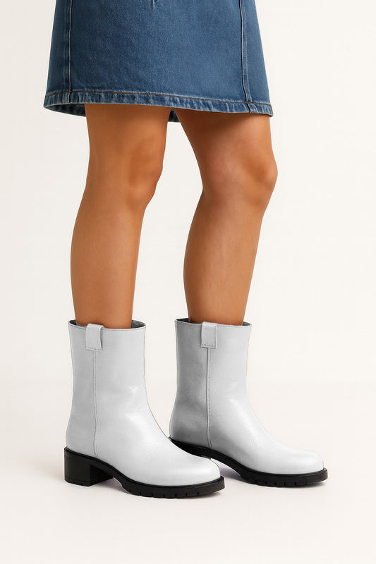 ATLAS CUIR BLANC