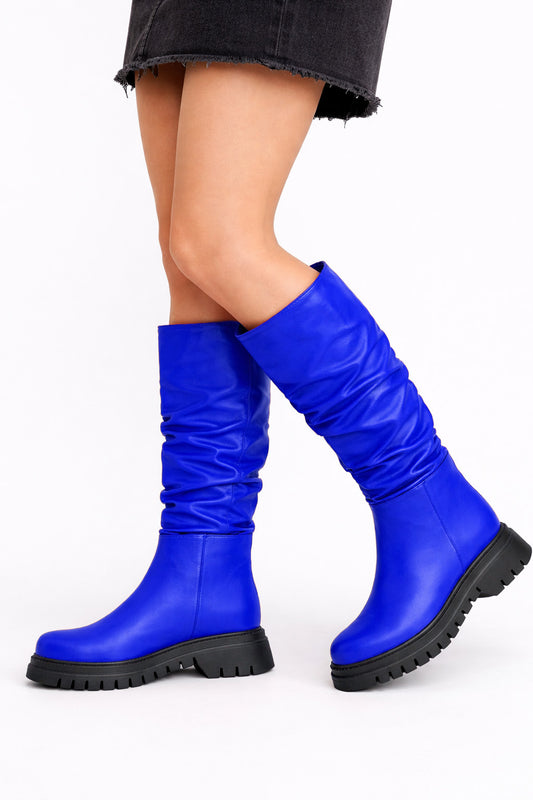 MORGAN CUIR BLEU