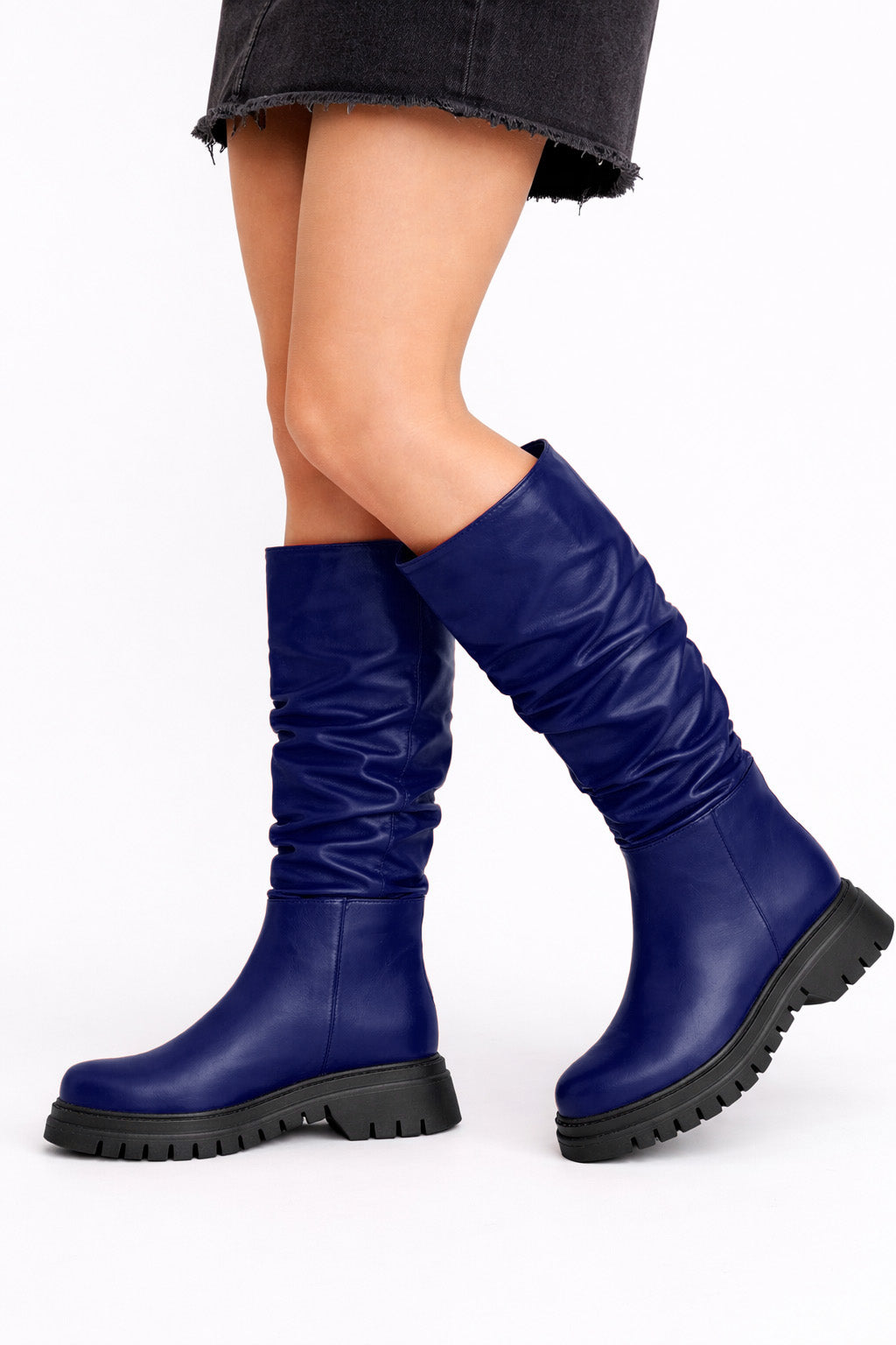 MORGAN CUIR BLEU