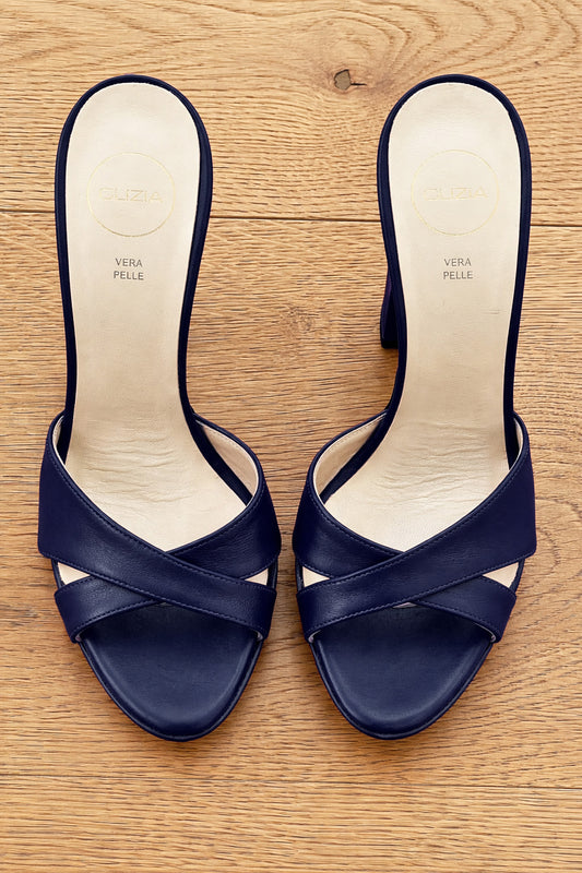 GAEL CUIR BLEU