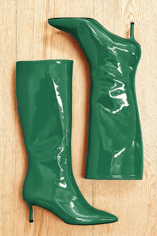 MELISSA VERT CUIR VERNI