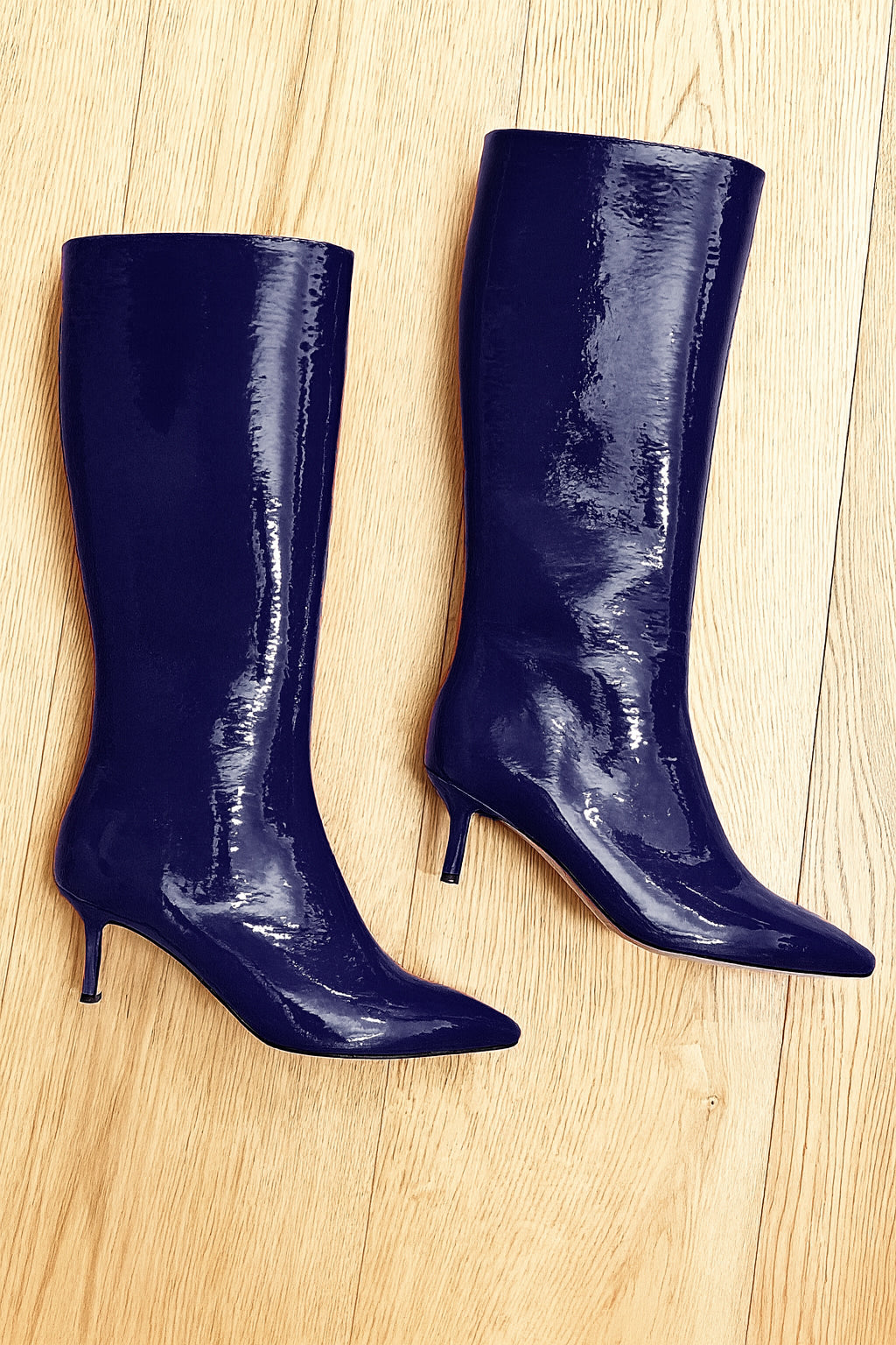 CUIR VERNI BLEU MELISSA