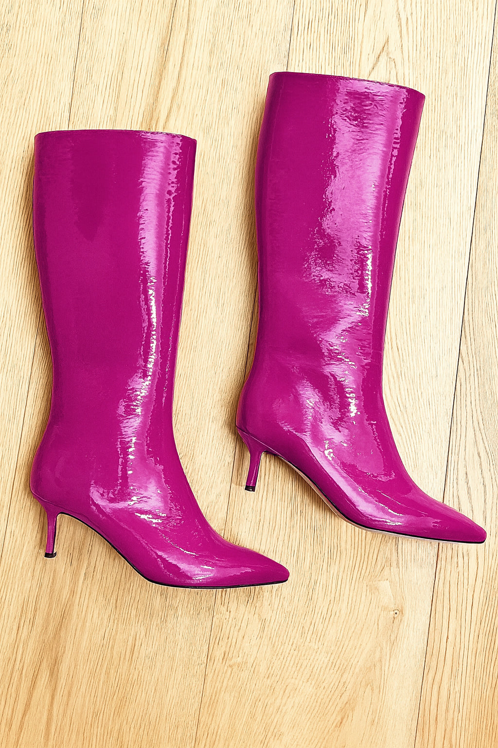 MELISSA CUIR VERNI FUCHSIA
