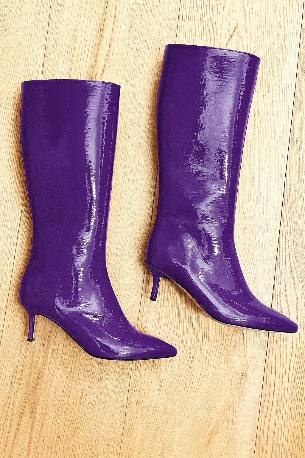 MELISSA CUIR VERNI VIOLET