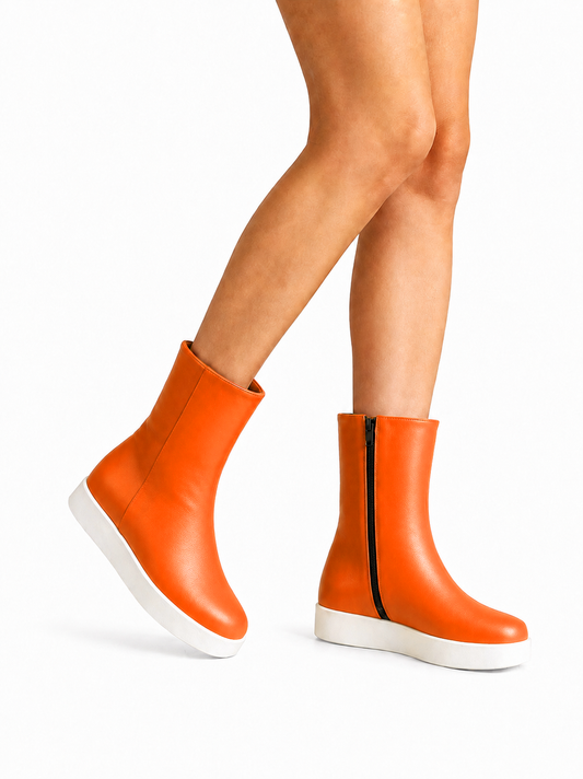 RUBEN CUIR ORANGE