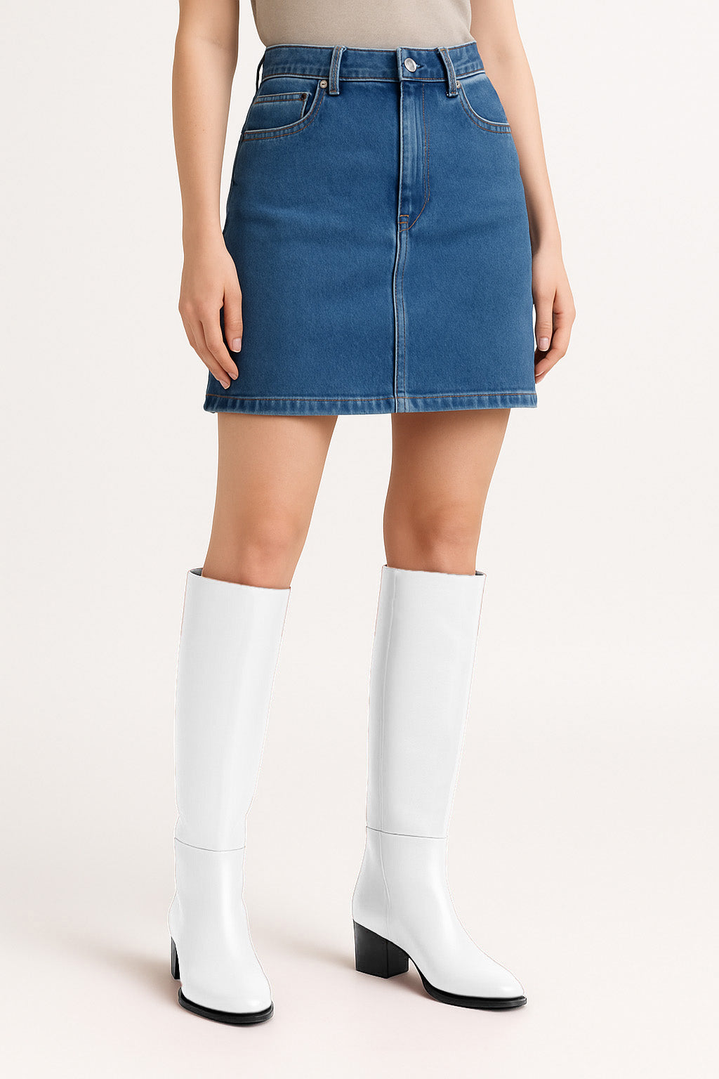 CUIR KINE BLANC