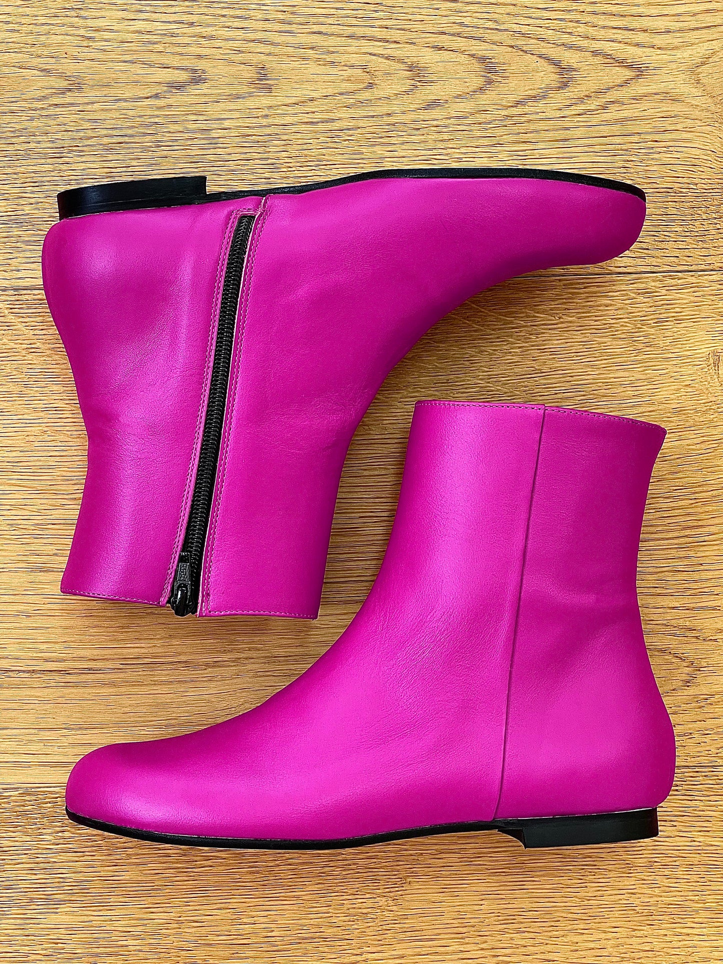 KOEN CUIR FUCHSIA