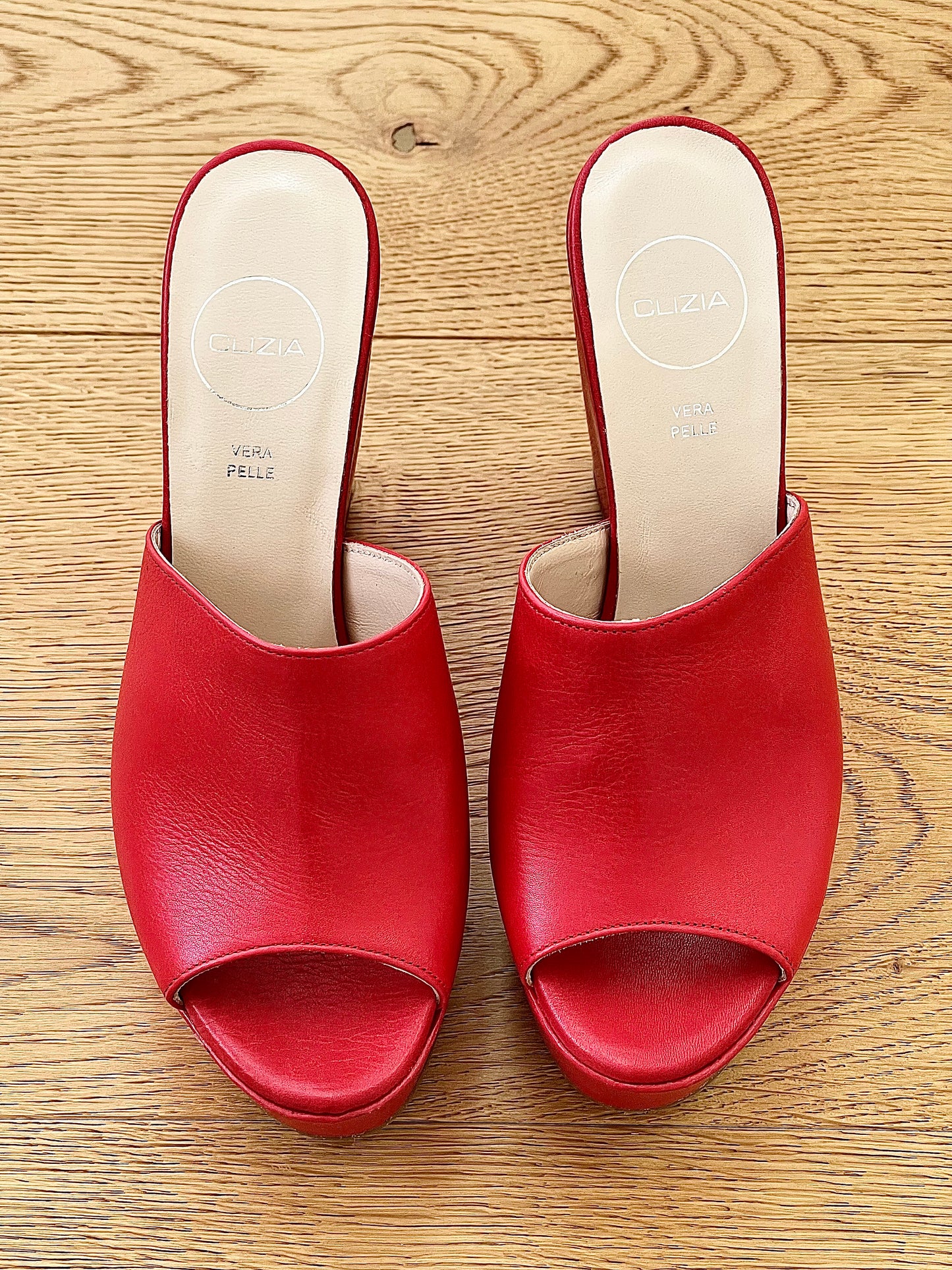 EMMA CUIR ROUGE