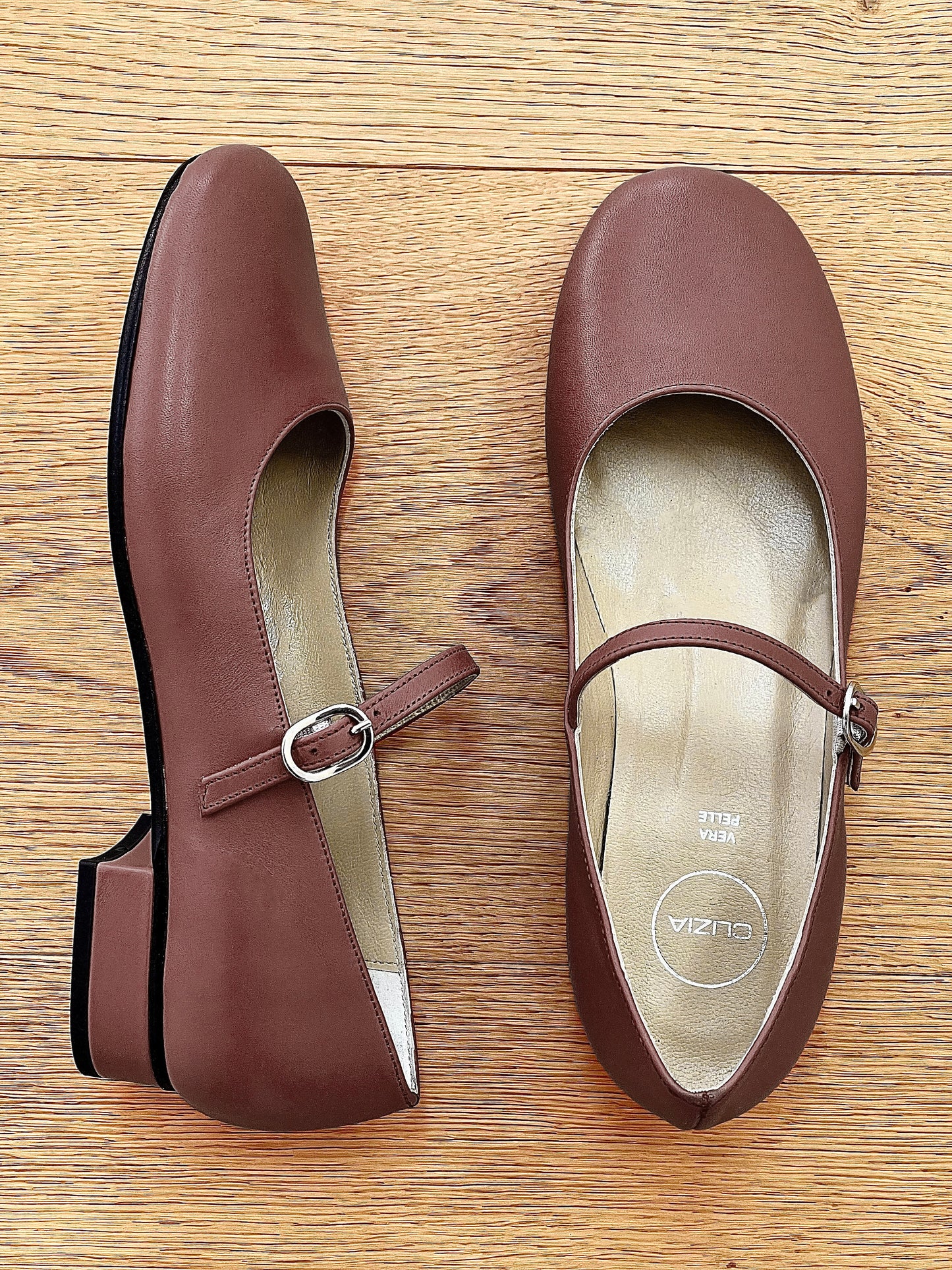 ZELIA CUIR MARRON