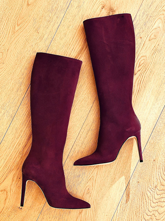 KELLY EN DAIM BORDEAUX