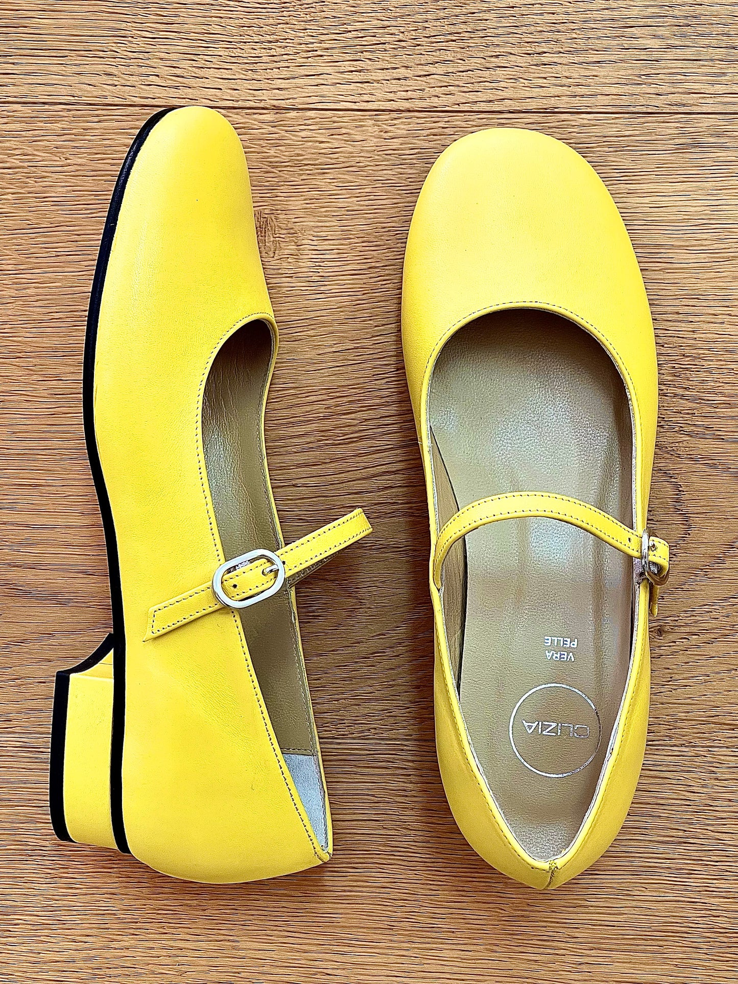 ZELIA CUIR JAUNE