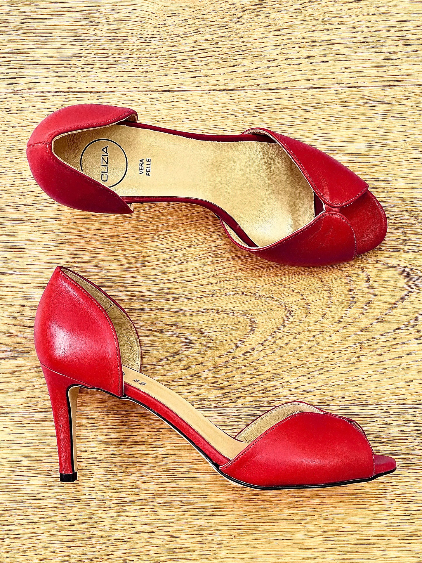 WANDA CUIR ROUGE