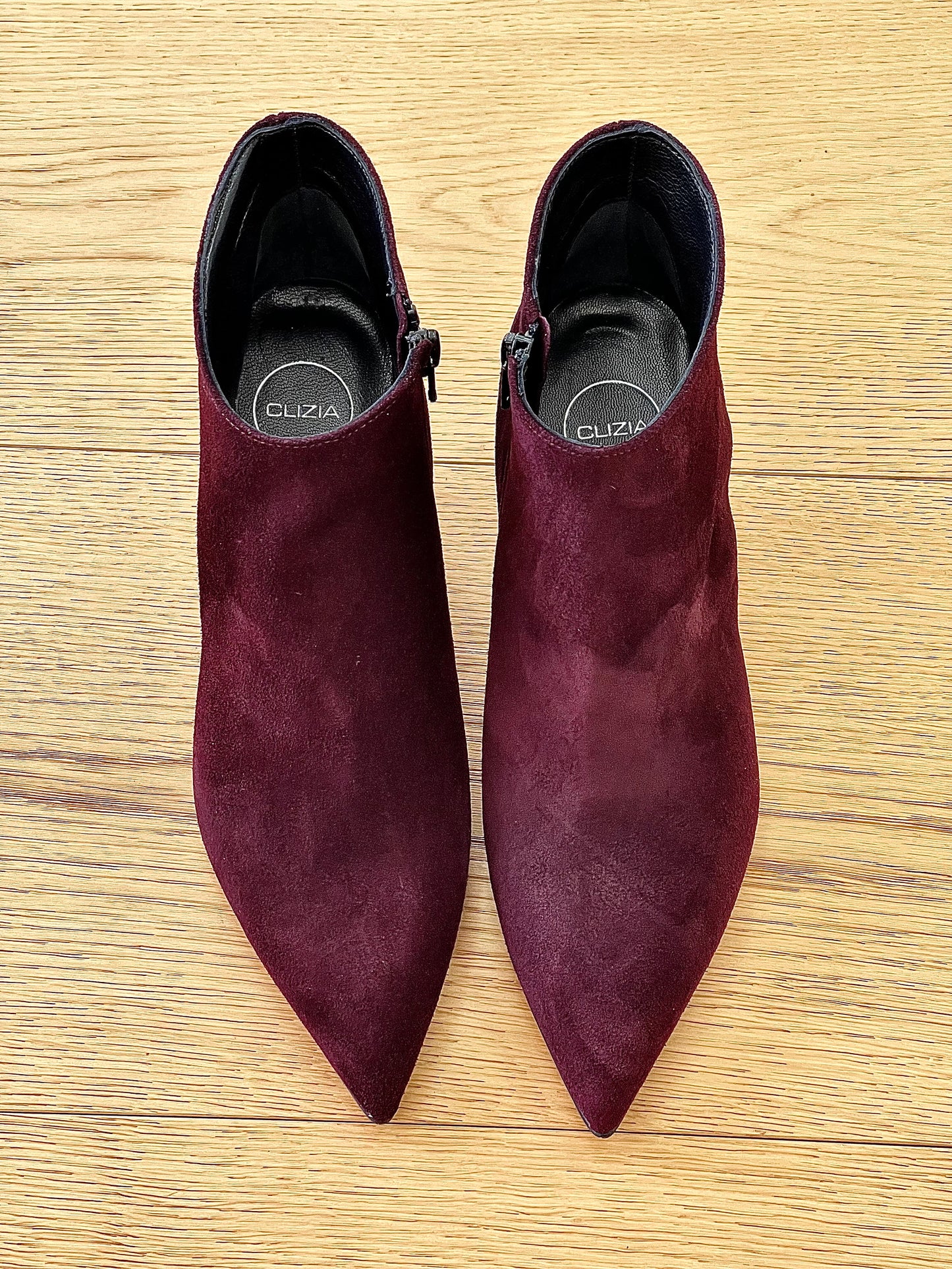 NICHON EN DAIM BORDEAUX