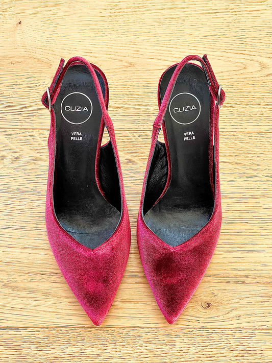 ALEXA VELOURS BORDEAUX