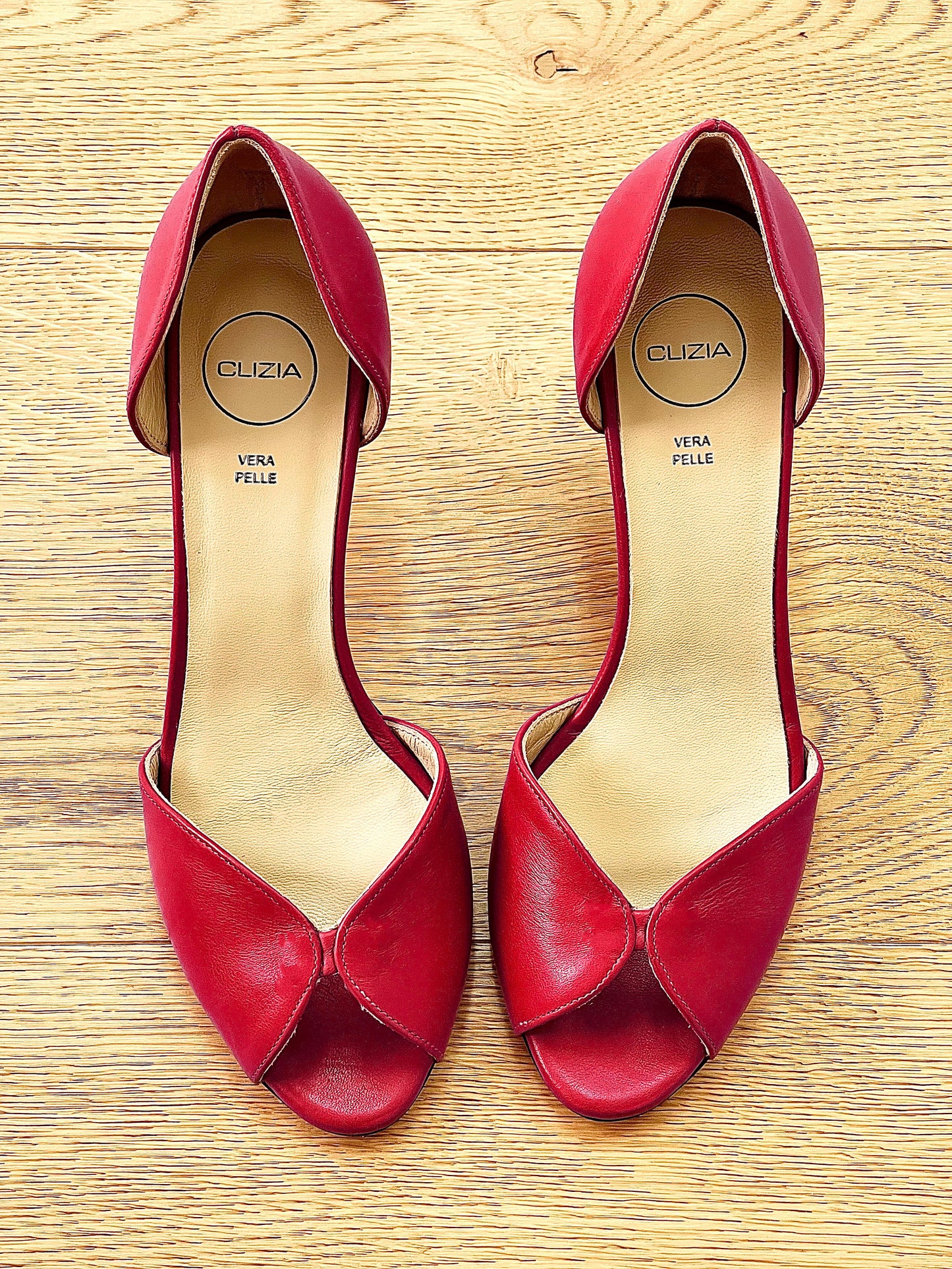 WANDA CUIR ROUGE