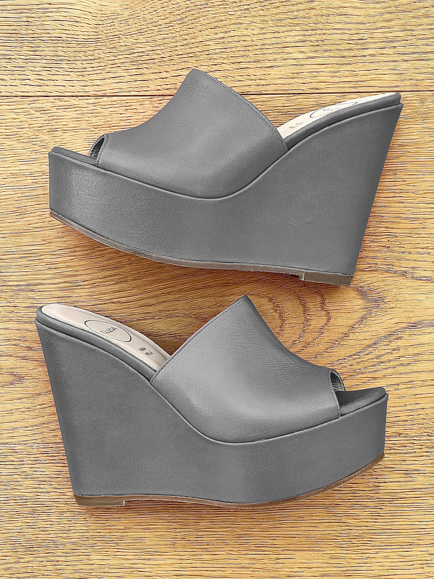 EMMA CUIR GRIS