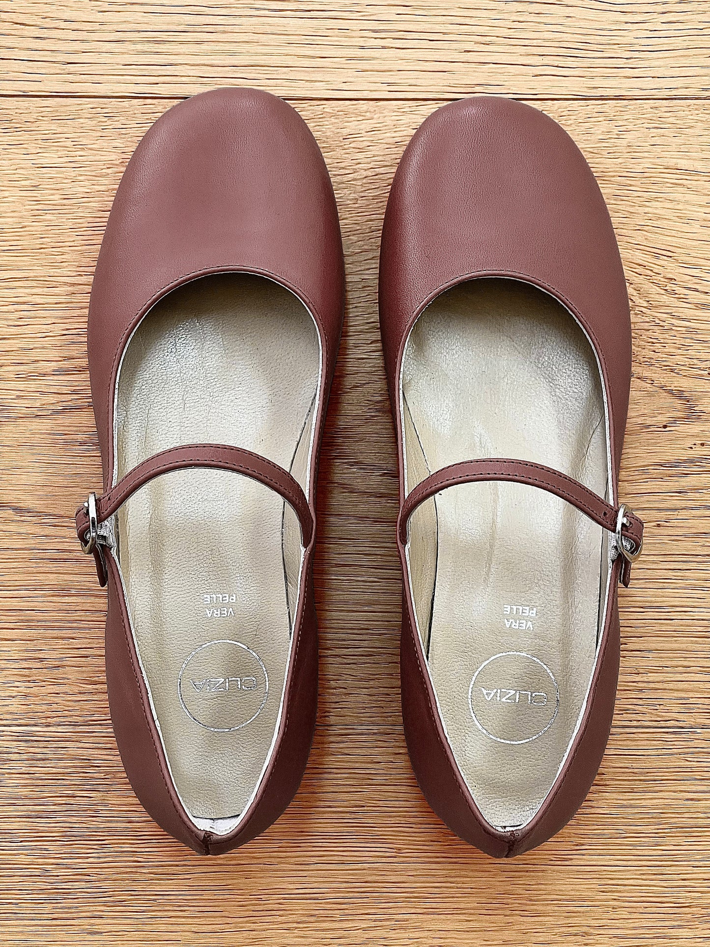 ZELIA CUIR MARRON